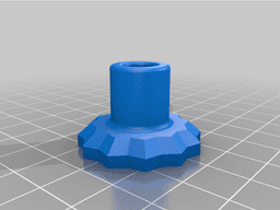 Z Axis Leadscrew Knob 3d model