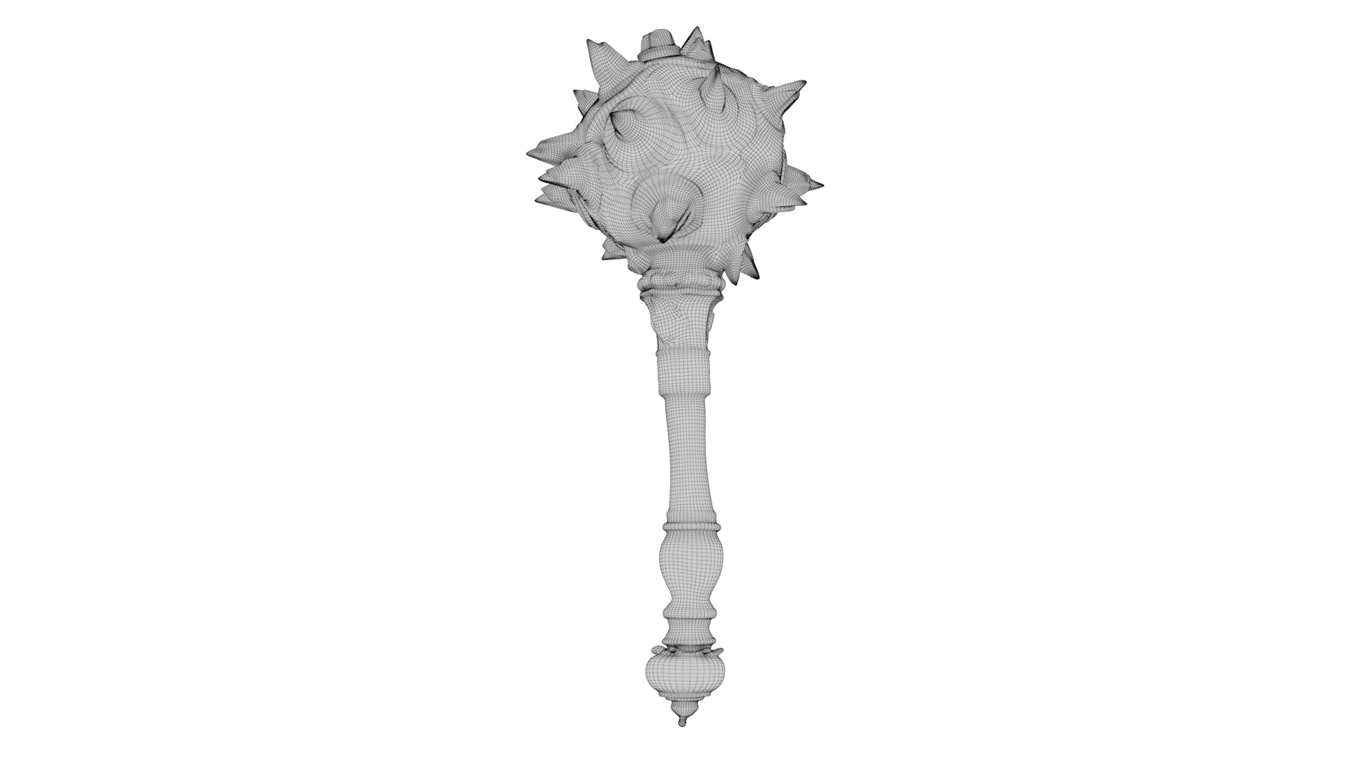 Spiked Mace 3d model