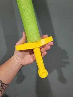 Pool Noodle Sword - Crusader 3d model