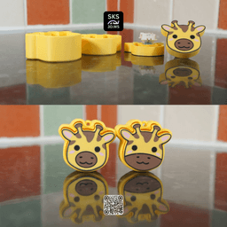 Giraffe Mechanical Switch Fidget Clicker 3d model