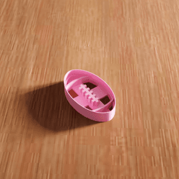American Football Cookie Cutter Stamp Utensil 3d model