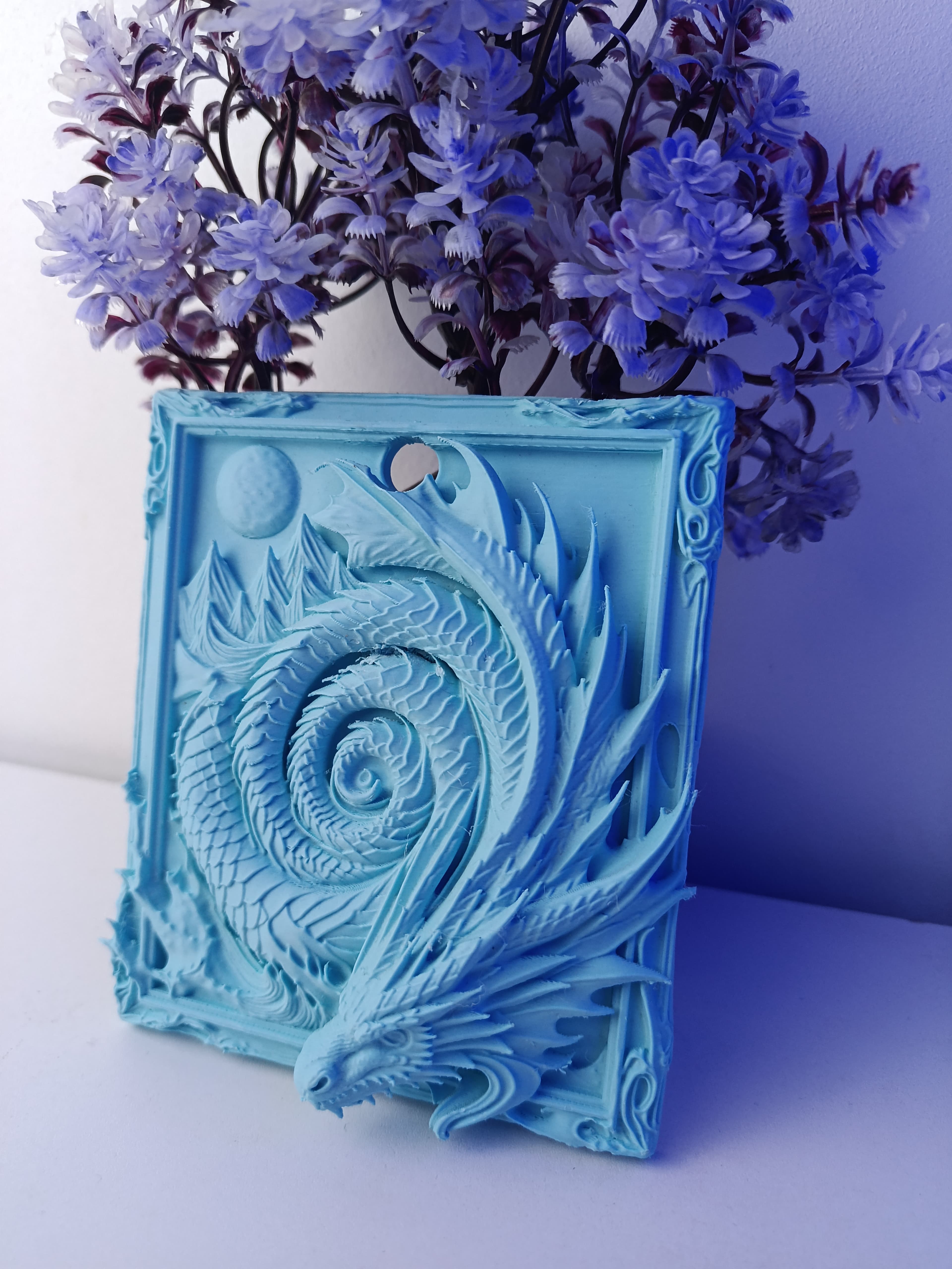 Water dragon painting 3d model