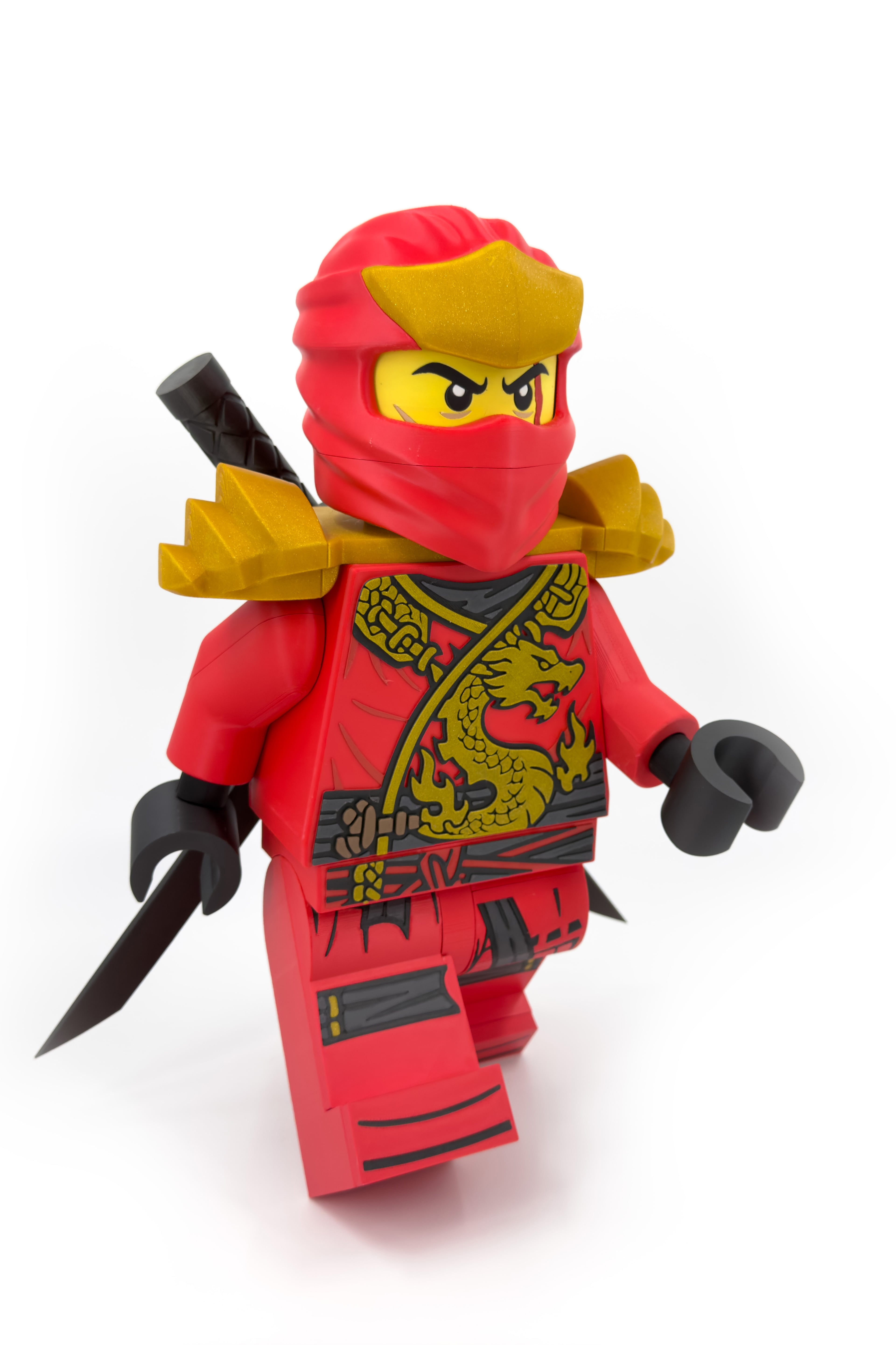 Ninja of Fire Modular Figure 3d model