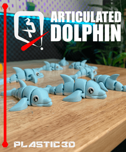 Articulated Dolphin 3d model