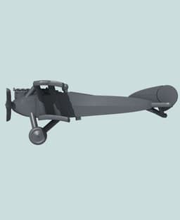 1:144 Fokker D.IV 3d model