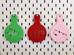 Christmas Coffee Dusters Collection of 11 - Latte Art Stencils 3d model