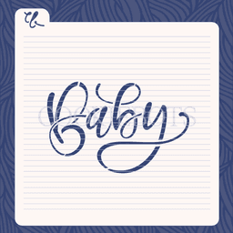 Baby Stencil + Cutter (SVG + STL) 3d model