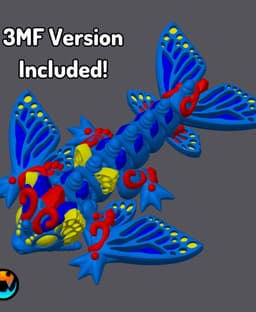 Tiny Butterfly Wyvern 3d model