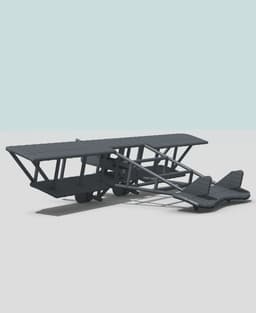 1:144 Savoia-Pomilio S.P.1 3d model