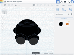 Marvin upgraded 3d model