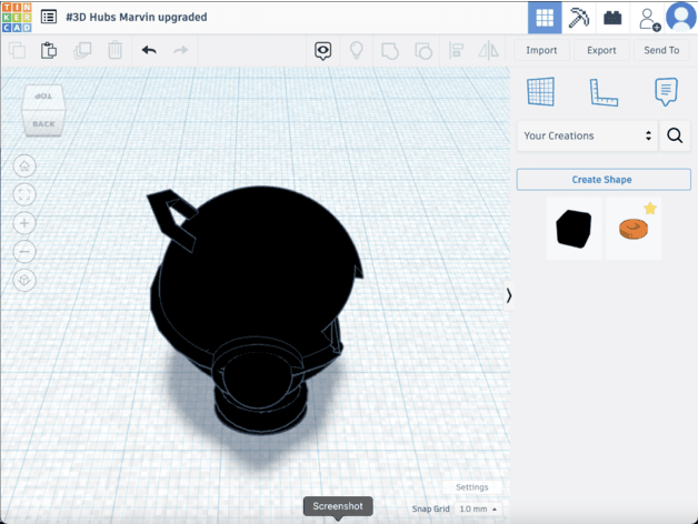 Marvin upgraded 3d model
