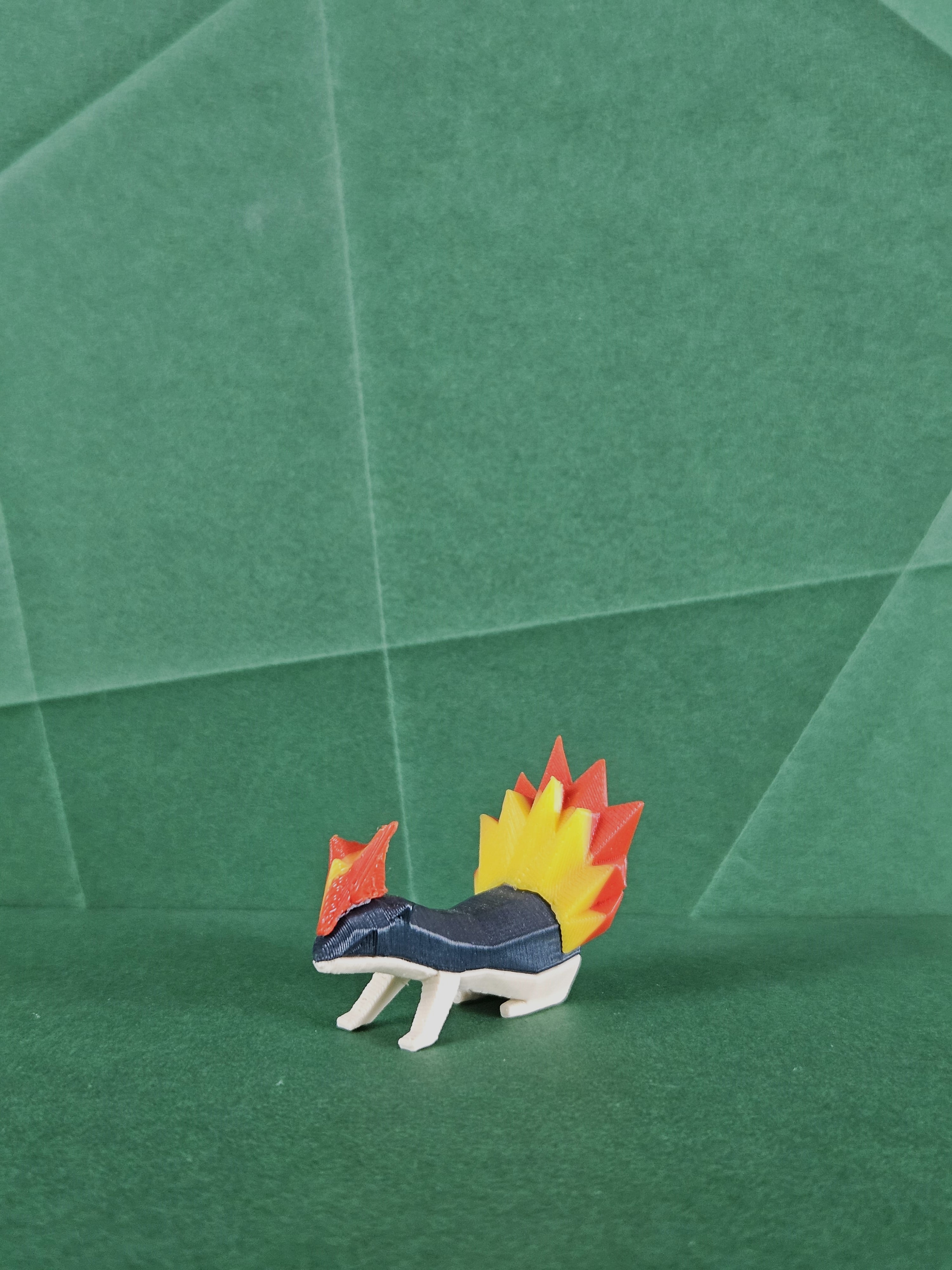 Quilava Low Poly Pokemon 3d model