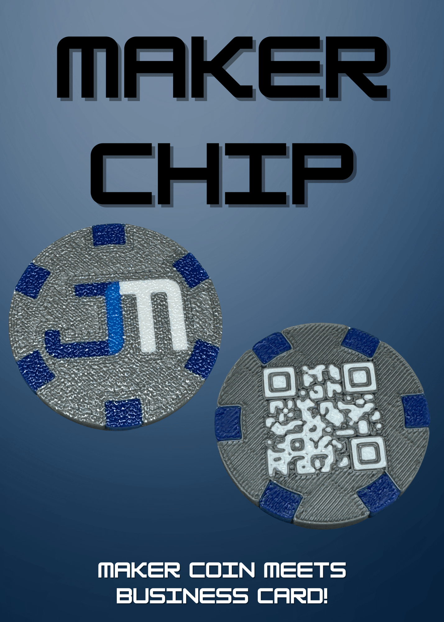 The New Maker Chip! A Maker coin that checks all the boxes! 3d model
