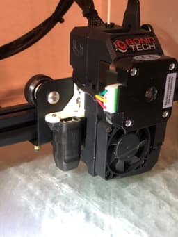 BL CR Touch Mounting Bracket for Bondtech DDX Direct Drive Extruder on CR-10 or Ender 3 3d model