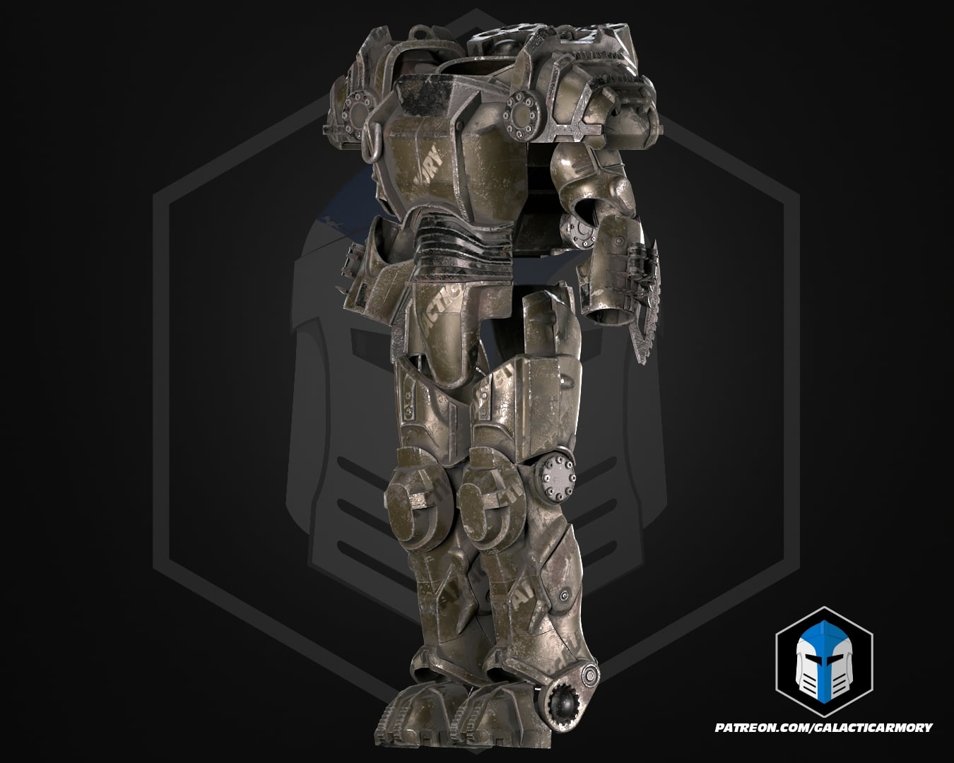 NCR Power Armor Only - 3D Print Files 3d model