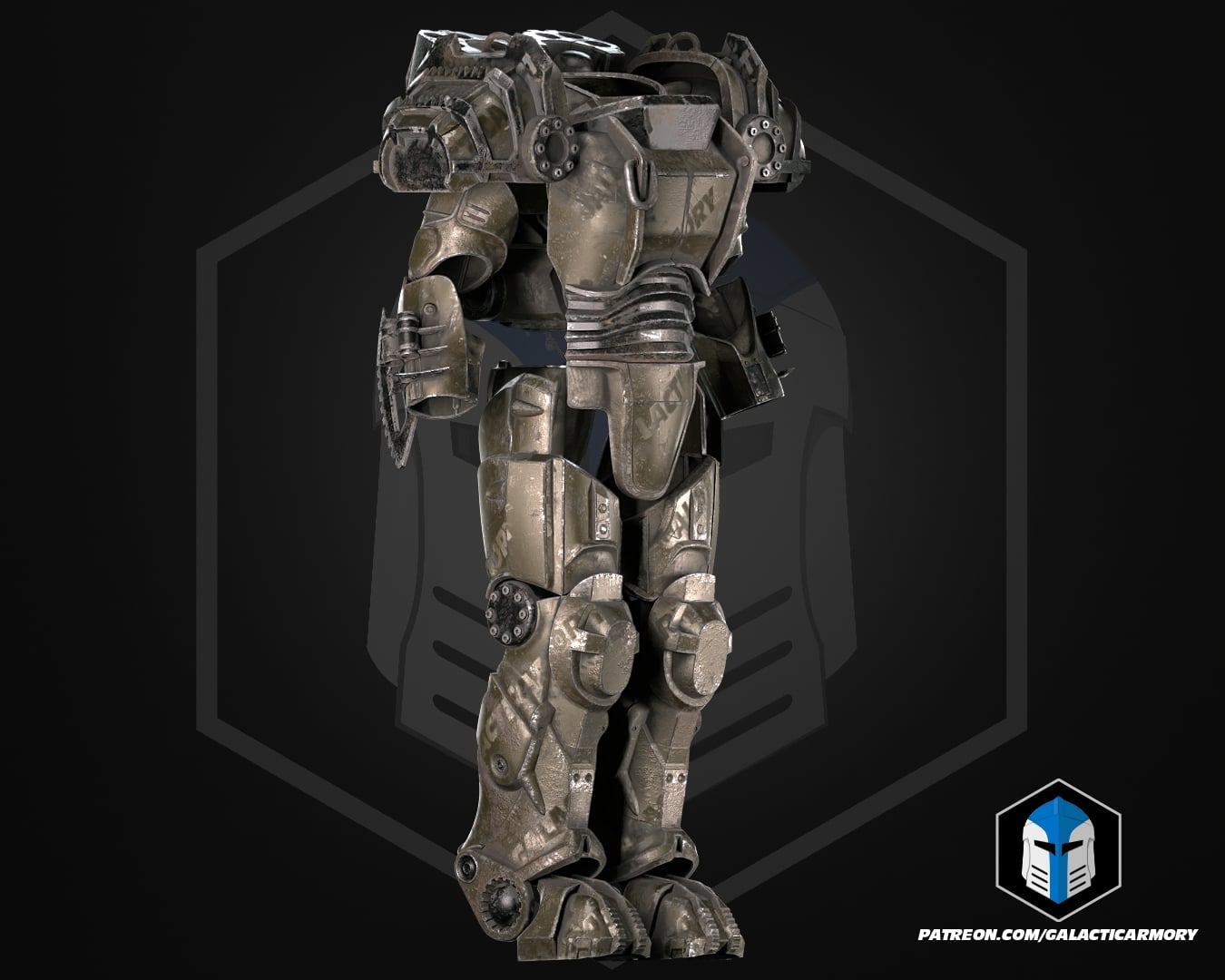 NCR Power Armor Only - 3D Print Files 3d model