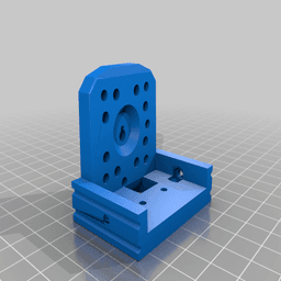 Precision Piezo Orion Mount for CR-10 with E3D v6/Volcano with module mounting design for fans. 3d model