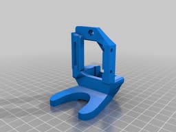 Precision Piezo Orion Mount for CR-10 with E3D v6/Volcano with module mounting design for fans. 3d model