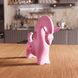 Abstract Horse Unicorn Toy 3d model