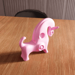 Abstract Horse Unicorn Toy 3d model