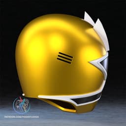 Gold Samurai Helmet 3D Printer STL File 3d model
