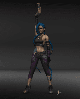 Jinx (Powder) -Arcane 3d model