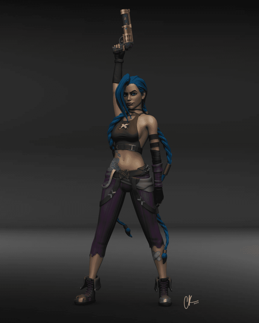 Jinx (Powder) -Arcane 3d model