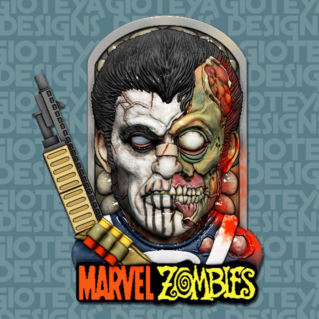 Marvel Zombies The Punisher  3d model