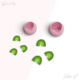 St. Patrick's Day Studs Clay Cutter Pack, Mini Saint Patricks Day Set, 10 Models, 2 Size, No: 1365 3d model