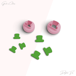 St. Patrick's Day Studs Clay Cutter Pack, Mini Saint Patricks Day Set, 10 Models, 2 Size, No: 1365 3d model