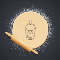 Smile Box Cookie Cutter, Biscuit Cutter 3d model