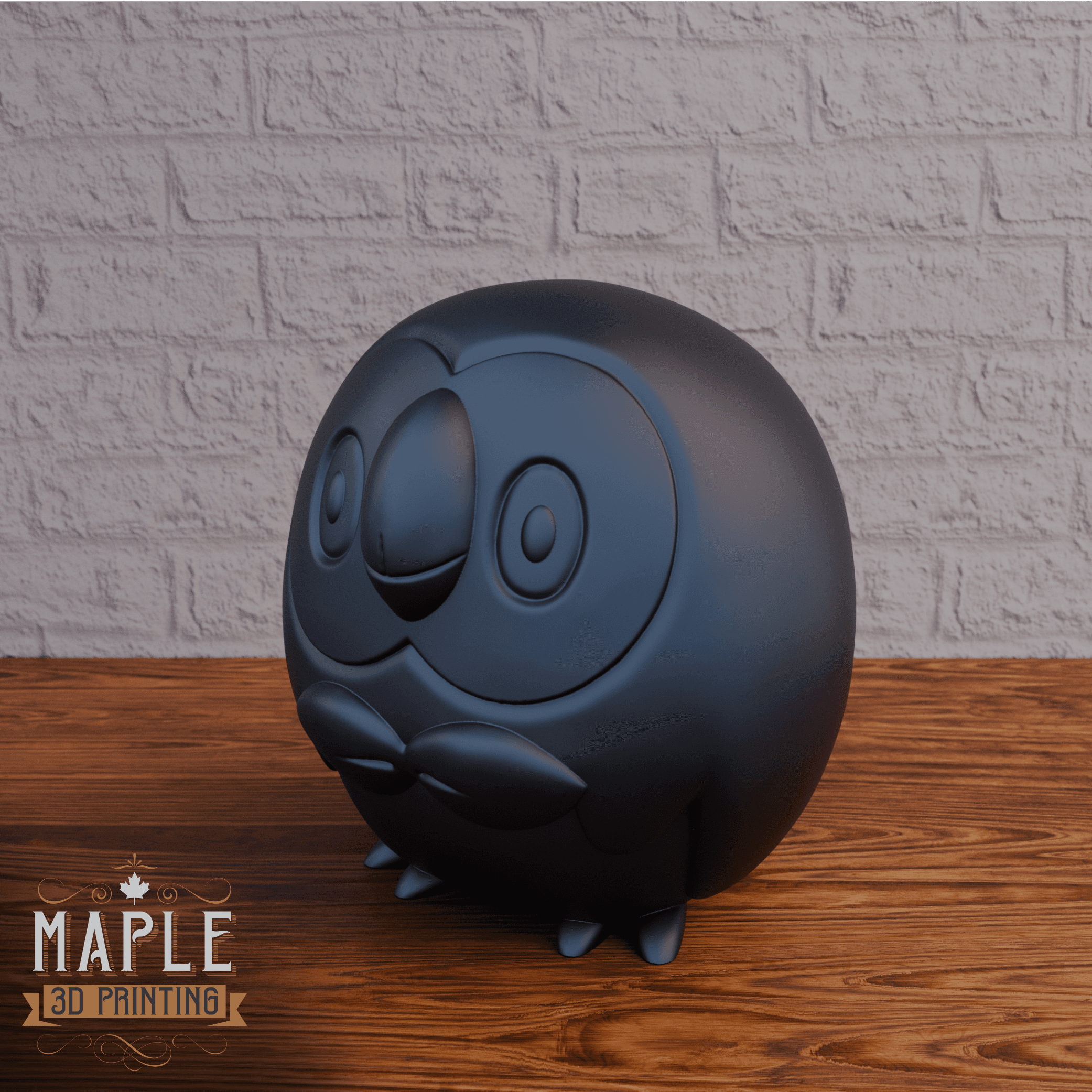 722. Rowlet - Basic and Ornamental - Pokemon 3d model