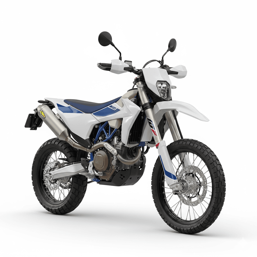 Husqvarna 701 Enduro Dual Sport Motorcycle 3d model