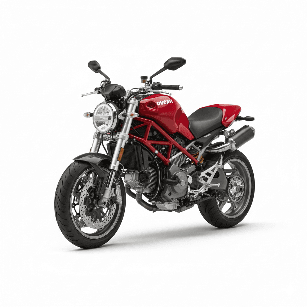 Ducati Monster 900 Naked Motorcycle 3d model