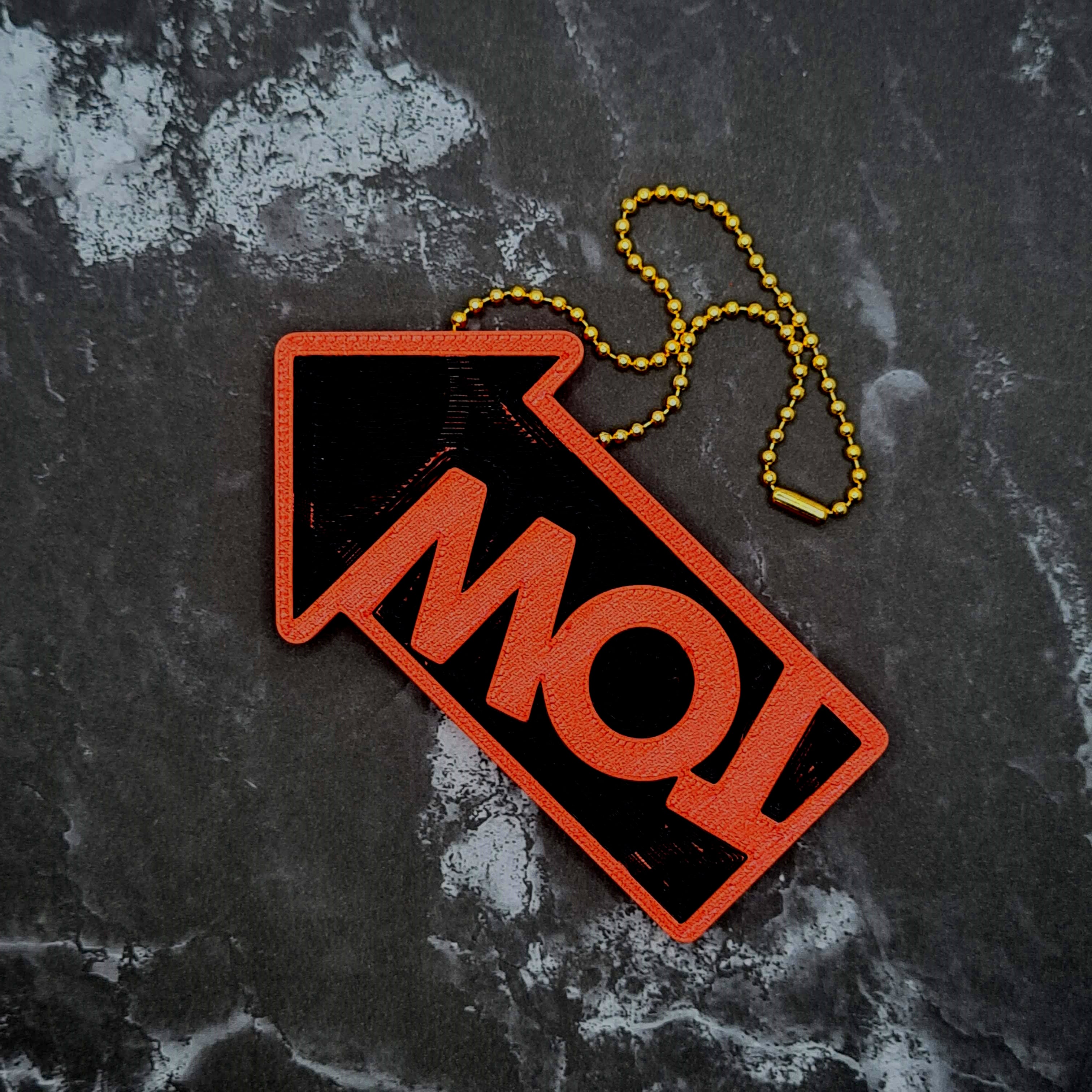 Tow Hook Charm (with outline) 3d model