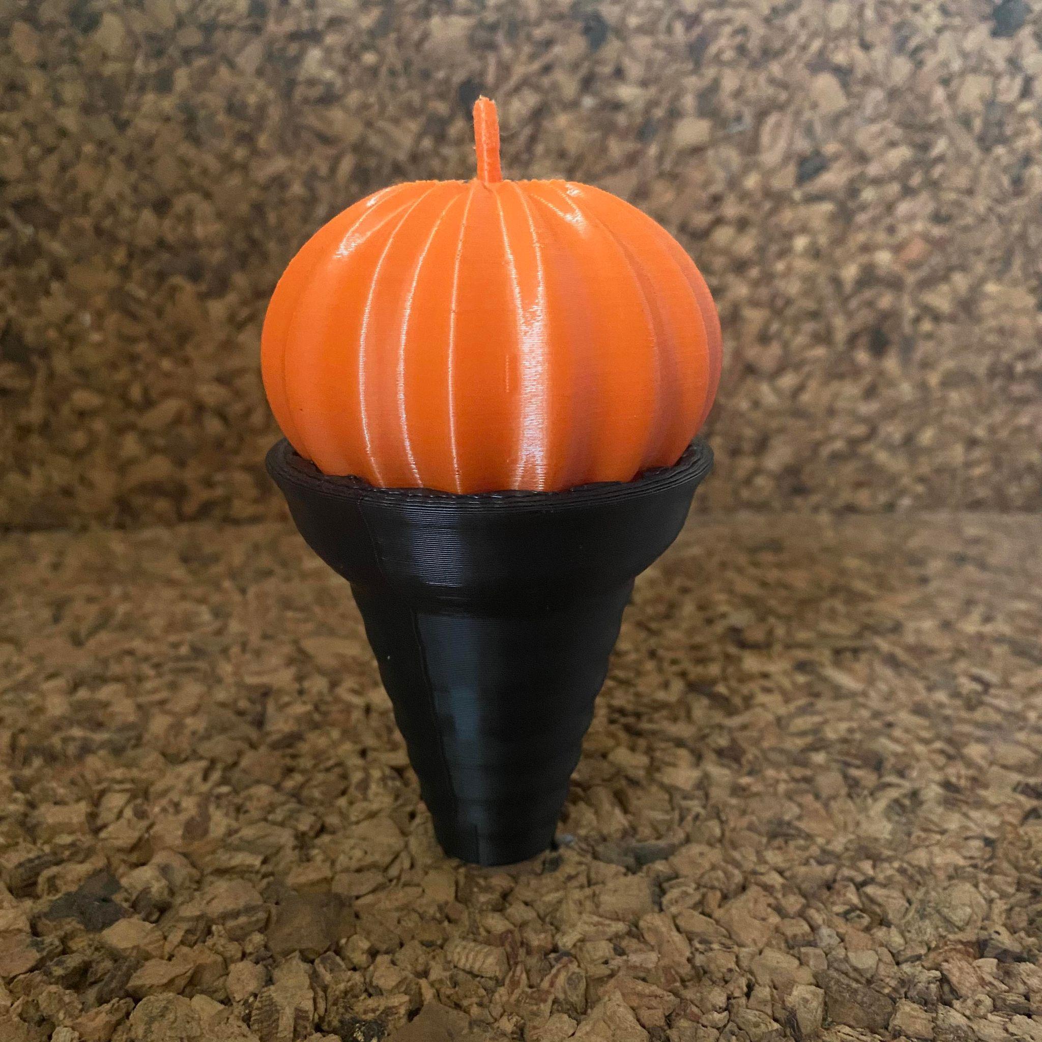 Ice cream pumpkin 3d model