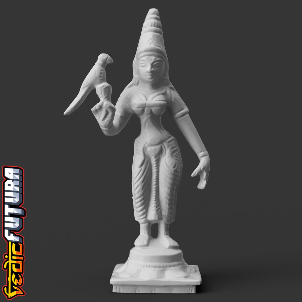 Meenakshi - Fish Eyed Warrior Goddess 3d model