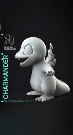 Charmander - Pokemon - Fan Art 3d model