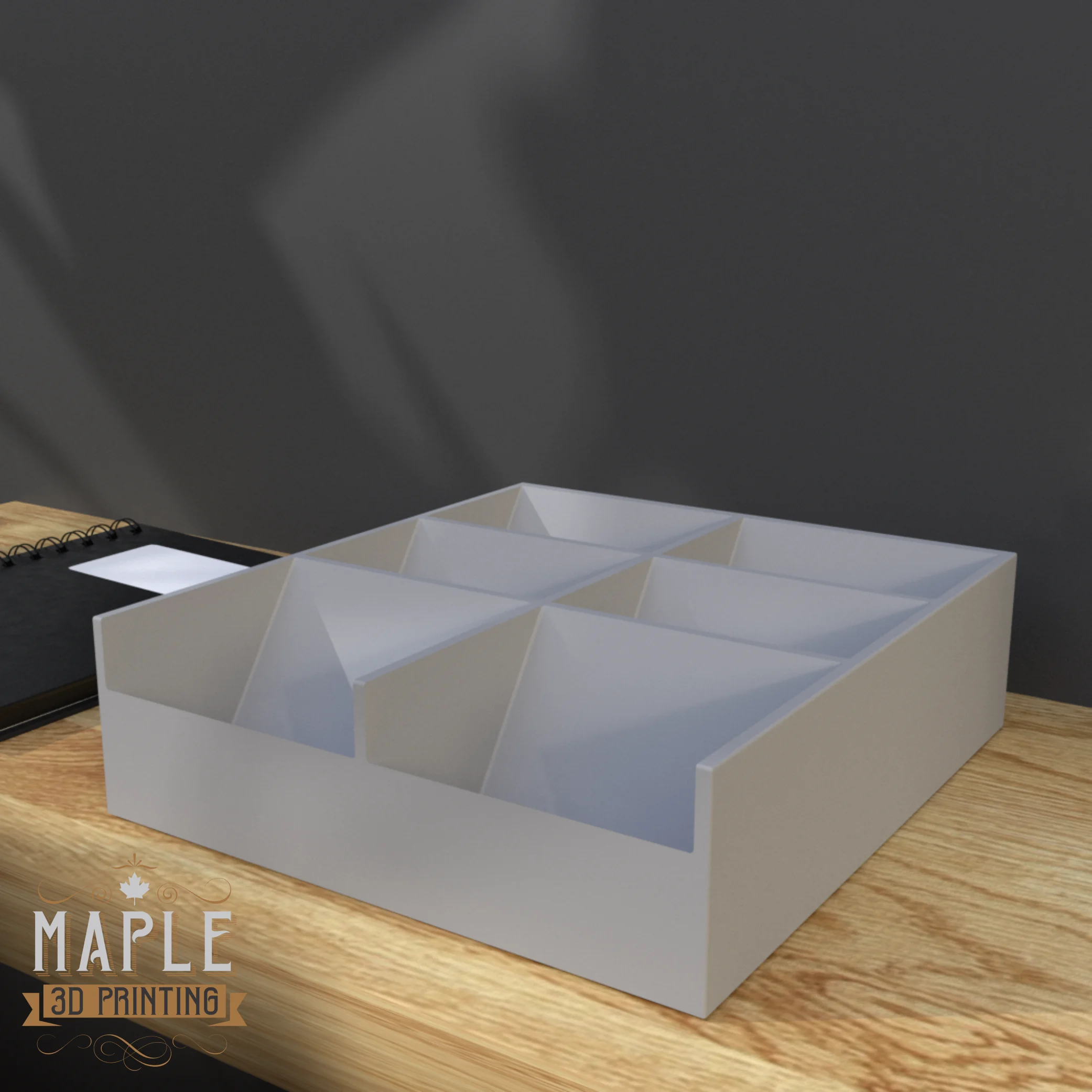 TCG Card Sorting Tray - Support Free 3d model