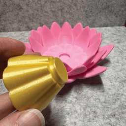 Lotus Flower Incense Holder 3d model