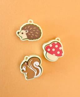 Forest Animal Clicker Keychain Fidget Toy Bundle 2 3d model