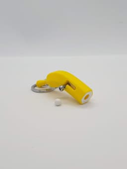 Banana Blaster Keychain ā Functional Blaster Toy 3d model