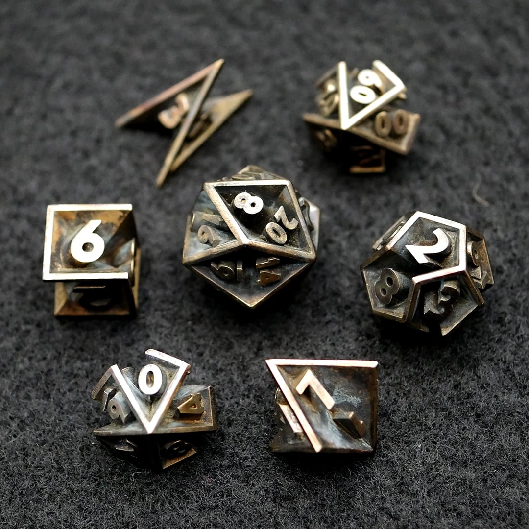 Min Dice Set with Decader 3d model