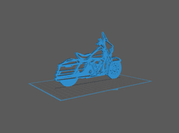 Harley Davidson - Electra Glide Wall Art 3d model