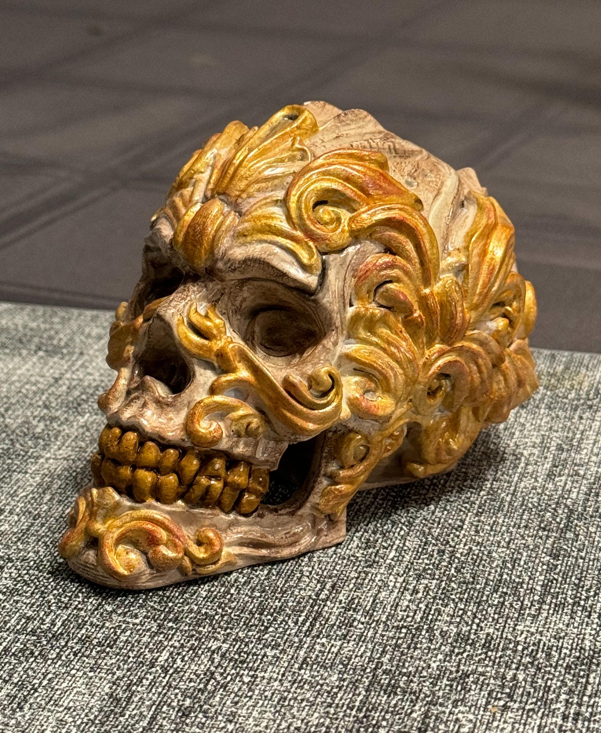 Ornate Skull - Rococo Scroll - Decoration - Turned out great. - 3d model