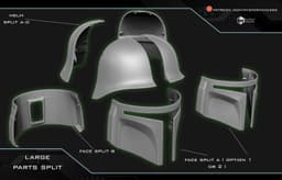 WW2 Boba Fett helmet 3d model