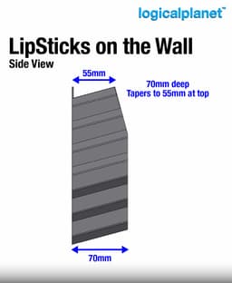 LipSticks on the Wall 3d model
