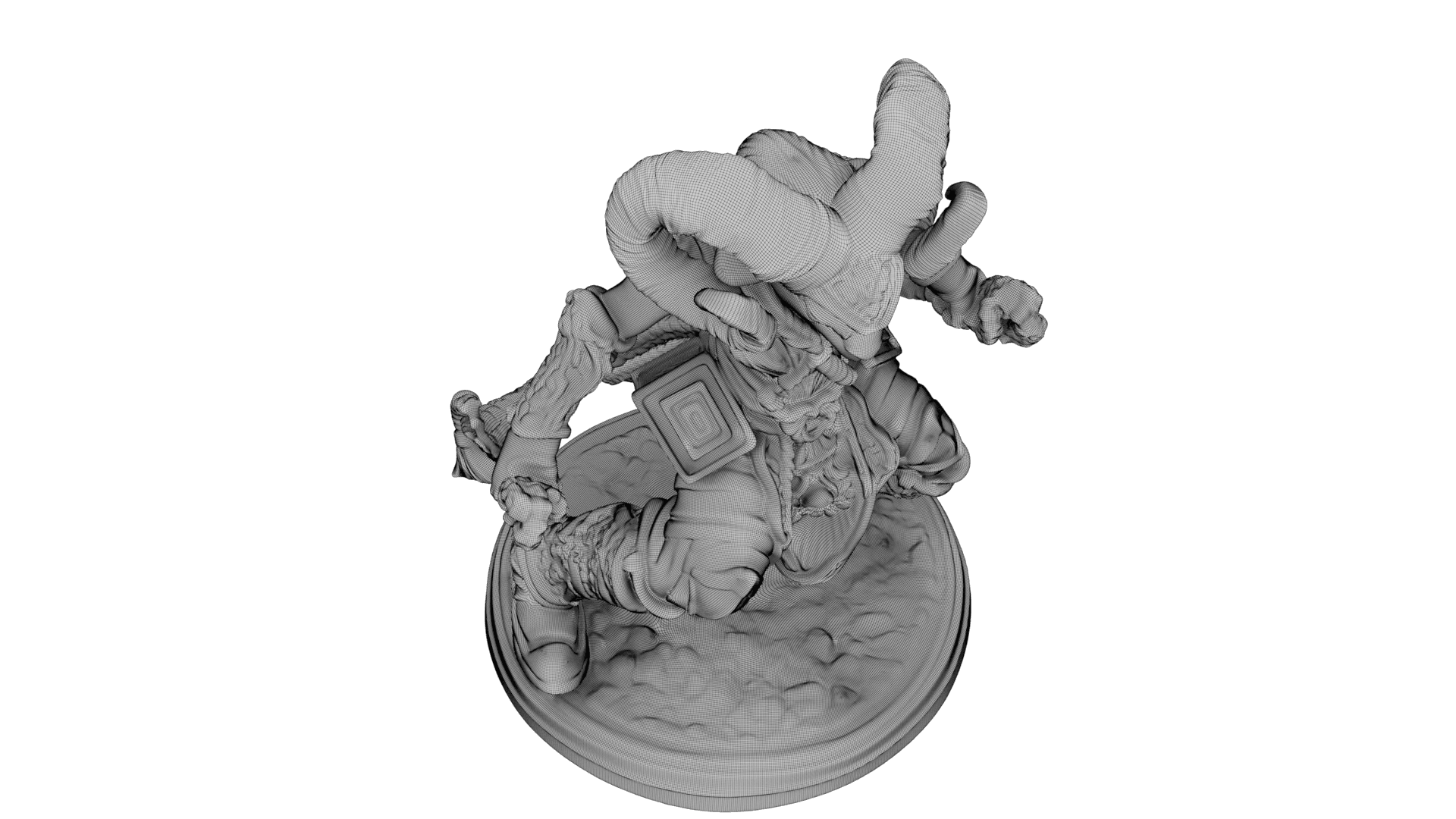 Ivory Horned Sentinel 3d model