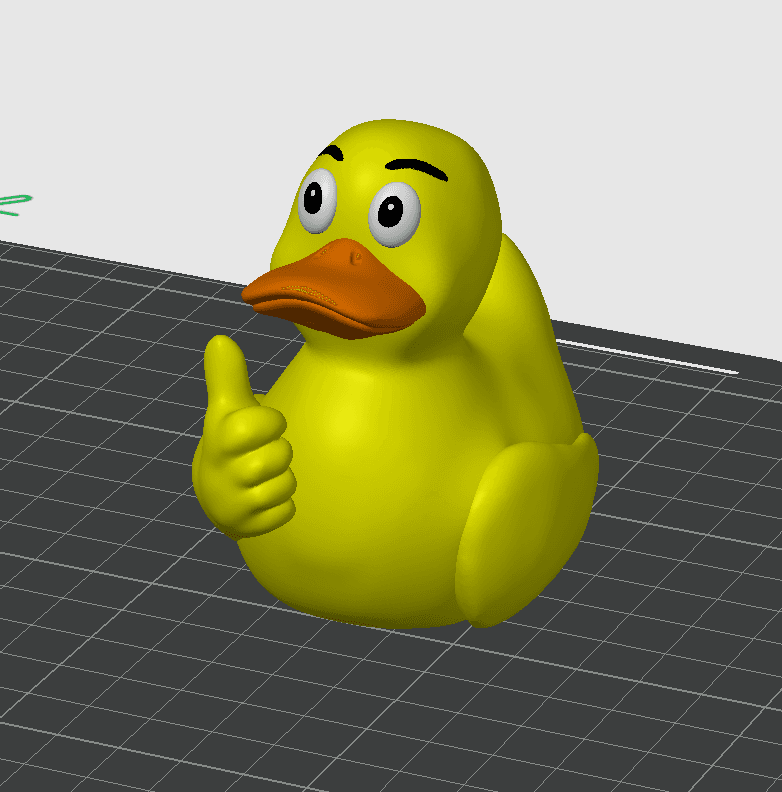 Rubber Duck Thumbs Up / 3MF Included / No Supports 3d model