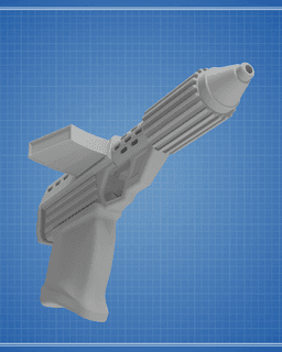 SC-4 Blaster Pistol - Star Wars 3d model